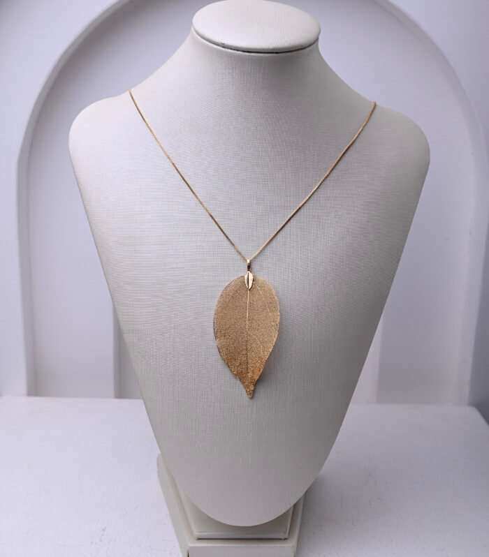 Colar Folha Dourada
