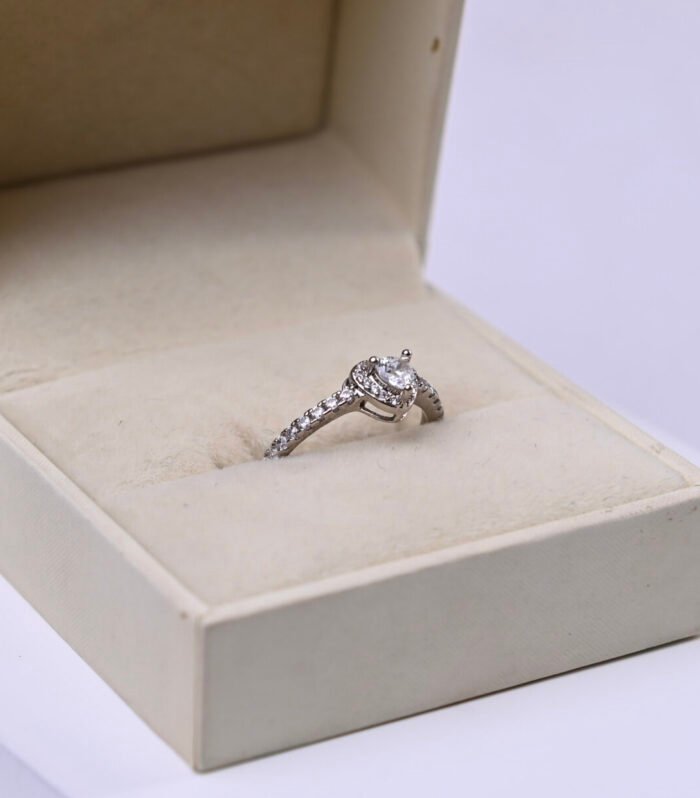 Anel Coração Cristal