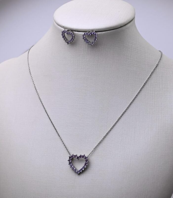 Conjunto Coração Lilás