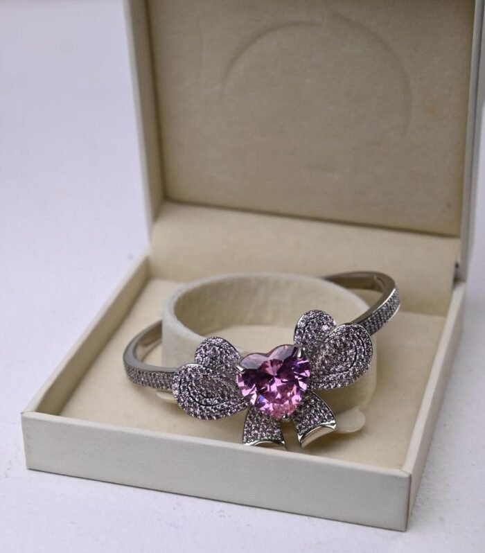 Bracelete Flor Pink Luxo